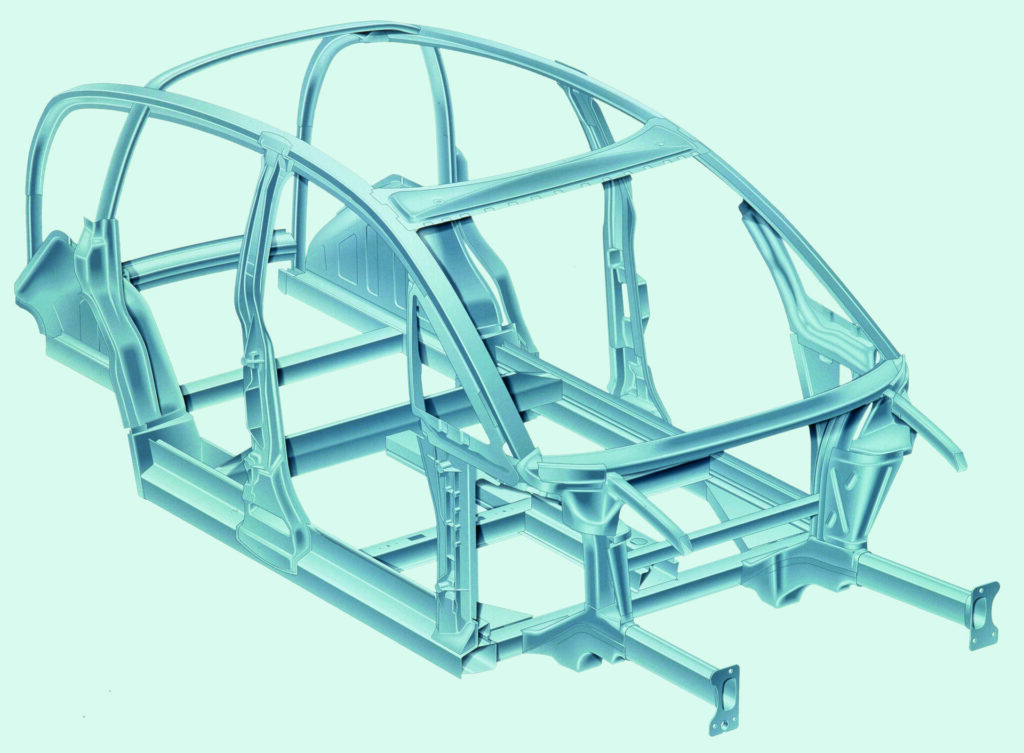 Audi A2 spaceframe