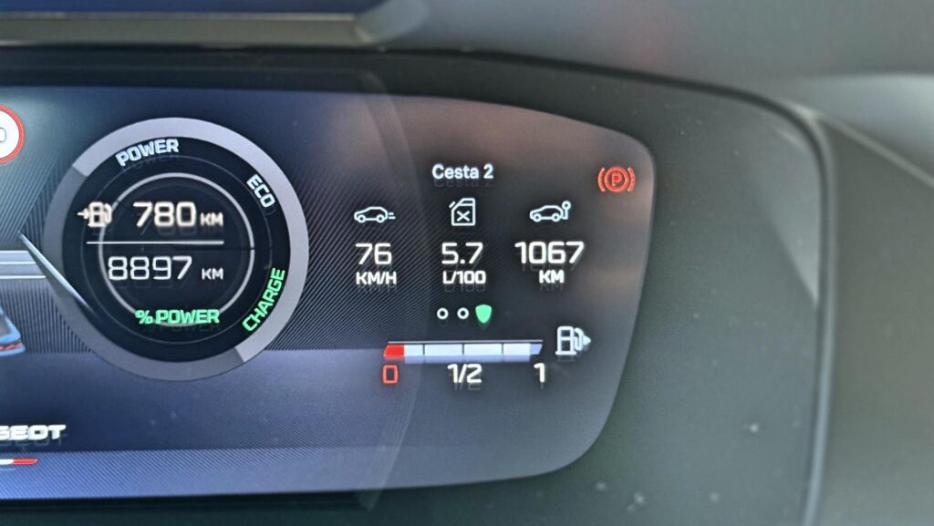 Peugeot 308SW spotreba