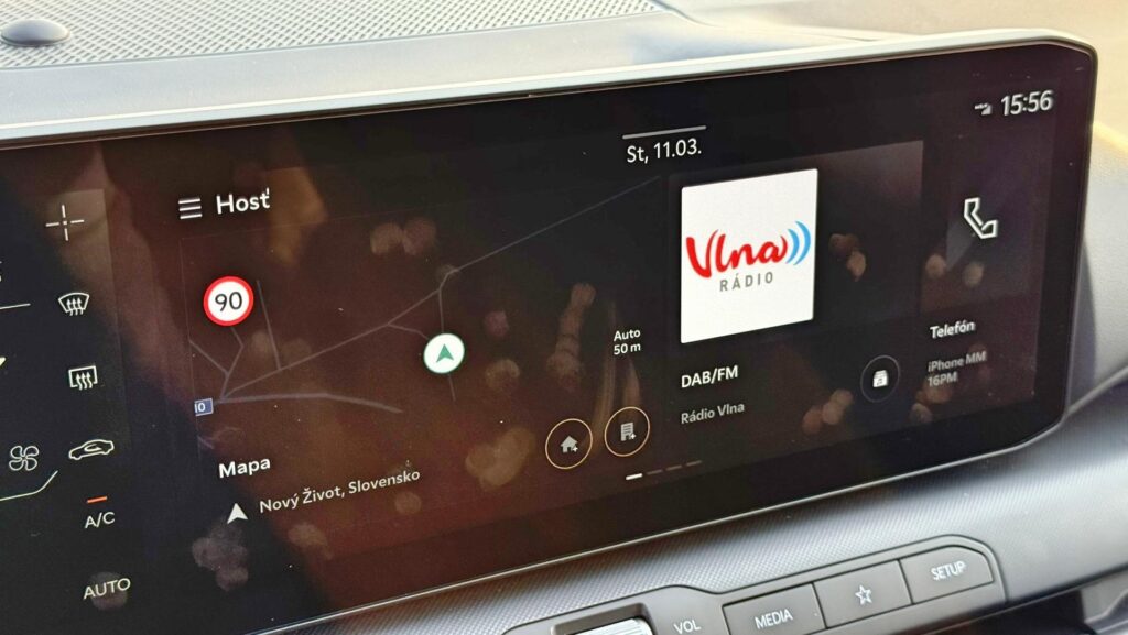Nová KIA K4 infotainment