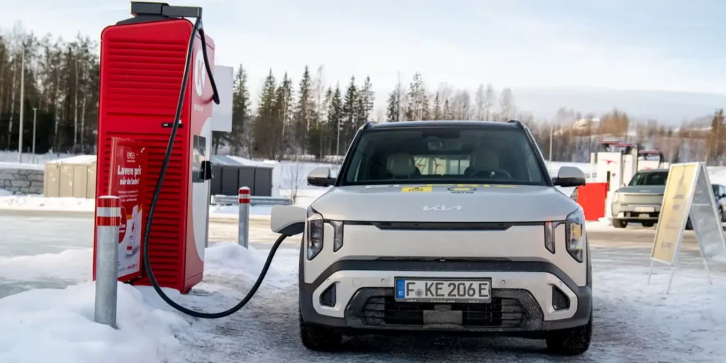 Kia EV2 charging