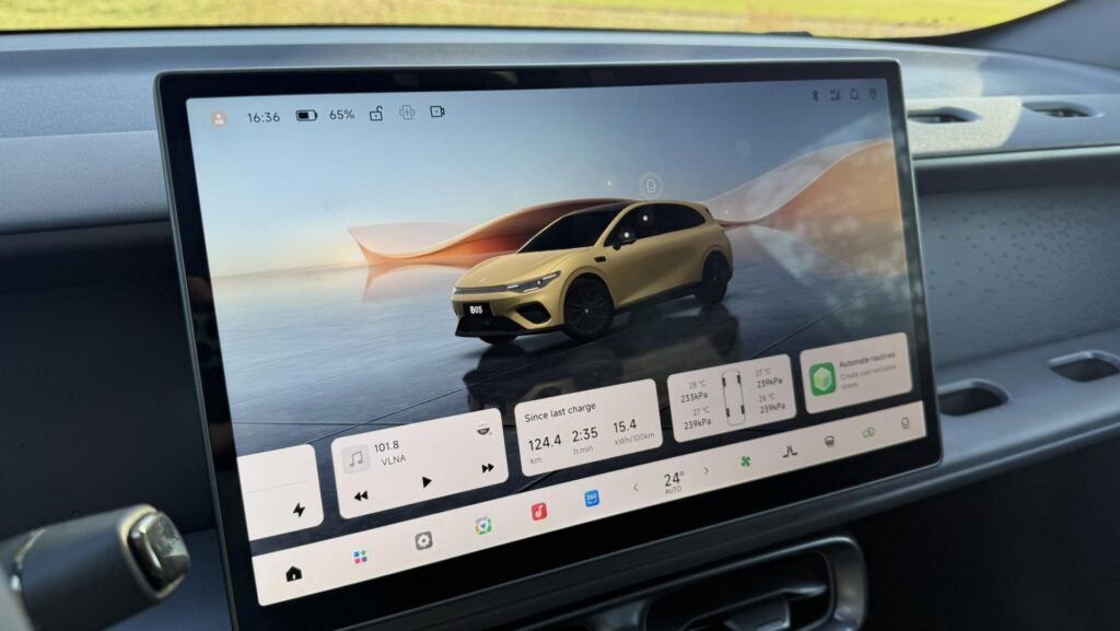 Leapmotor B05 infotainment