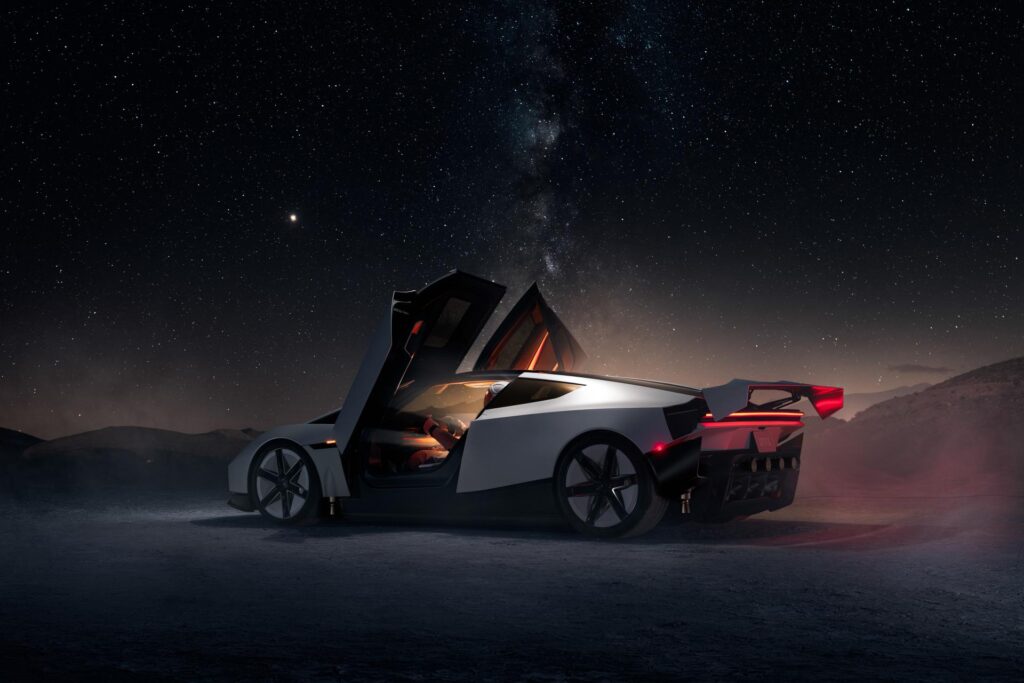 Tesla Roadster promo